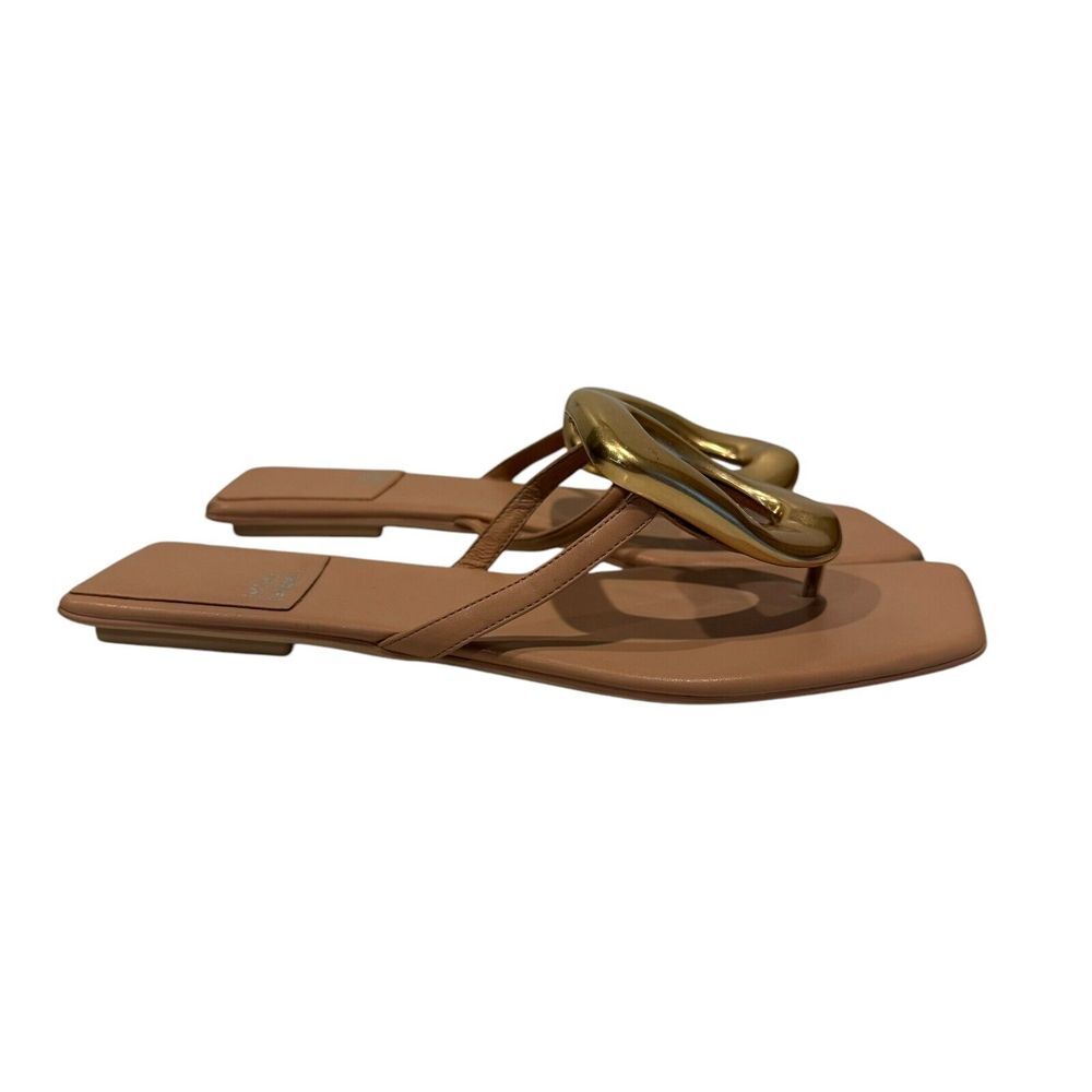 Jeffrey Campbell Tan Sandal with Gold Accent - Picture 2 of 10